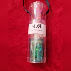 Blush Glitter Shot Glasses 3pk Bachelorette Party